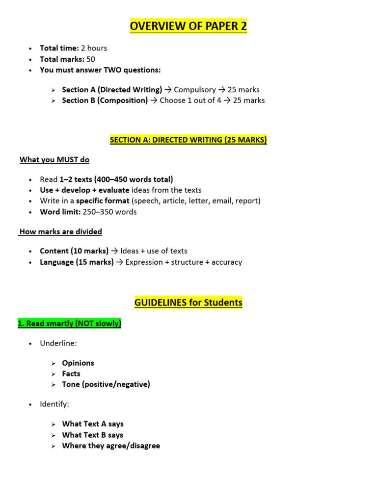 Overview of Paper 2 | PDF | Rhetoric | Narrative