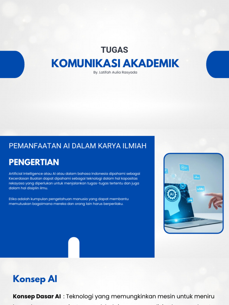 Pemanfaatan AI Dalam Karya Ilmiah | PDF
