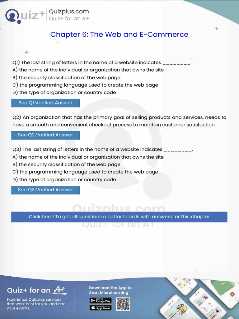The Last String of Letters in the Name of a Website Indicates | PDF ...
