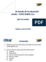 Guia Que Se Evalua - Examen Saber 11 Mayo 2012