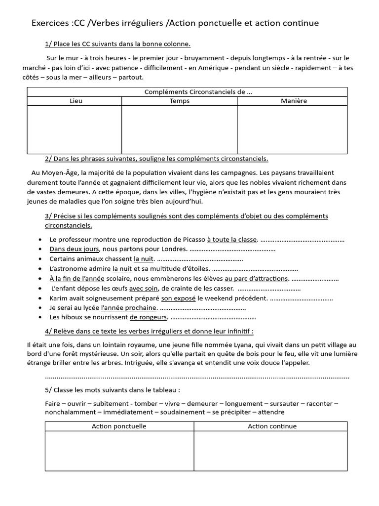 Exercice CC | PDF