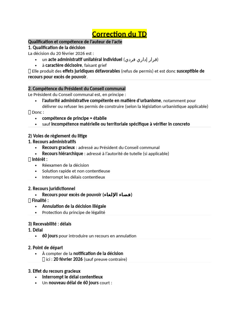 Correction Du TD | PDF | Justice | Crime et violence