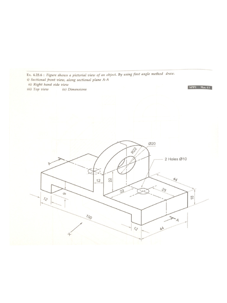 EG_Sheet No 7_Sectional Orthographic Projections of Solids | PDF