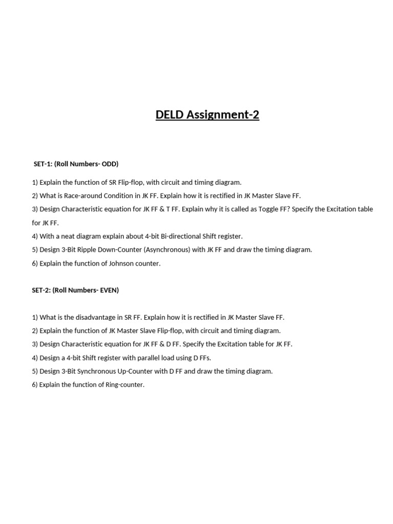 DELD Assignment-2 Apr 2026 | PDF