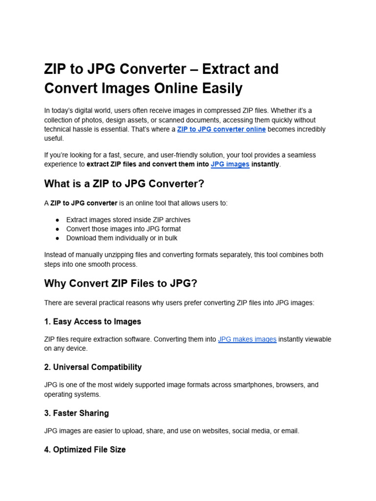 ZIP To JPG Converter - Toolistaan | PDF | Zip (File Format) | Computer File