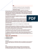 Ventiladores: tipos e cuidados