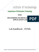 HTML Lab HandBook