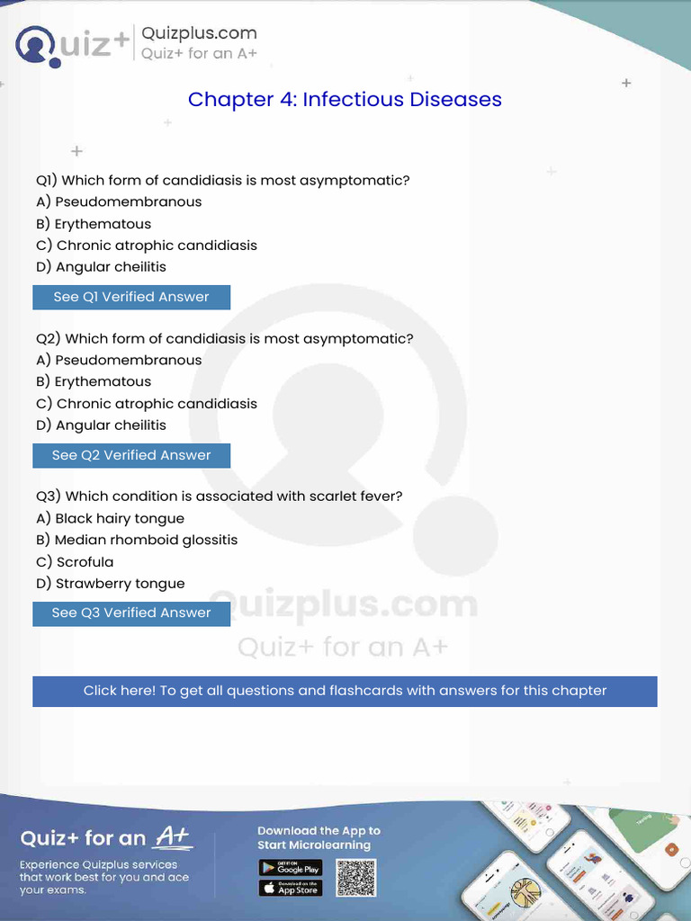 Which Form of Candidiasis is Most Asymptomatic | PDF | Chromosome ...
