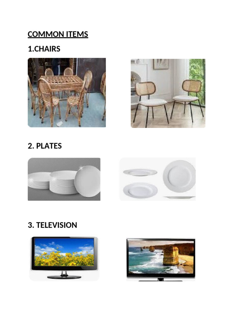 Common Items | PDF