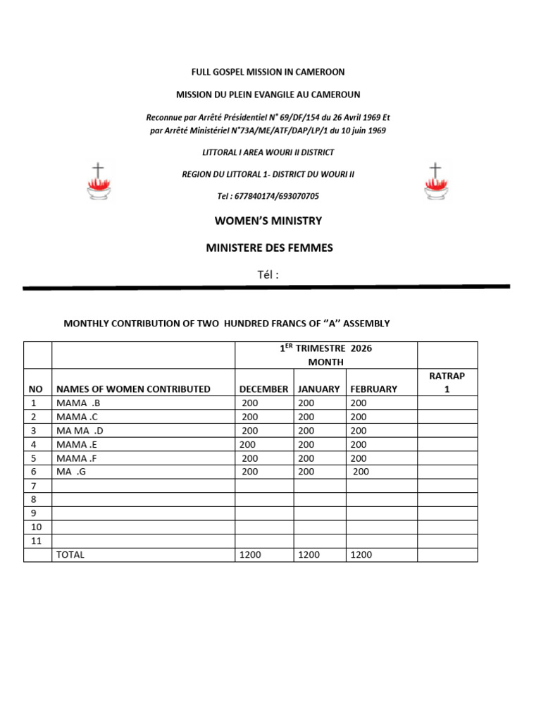 Example of Financial Report-Assembly-1 | PDF