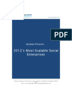 2012's Most Scalable Social Enteprises