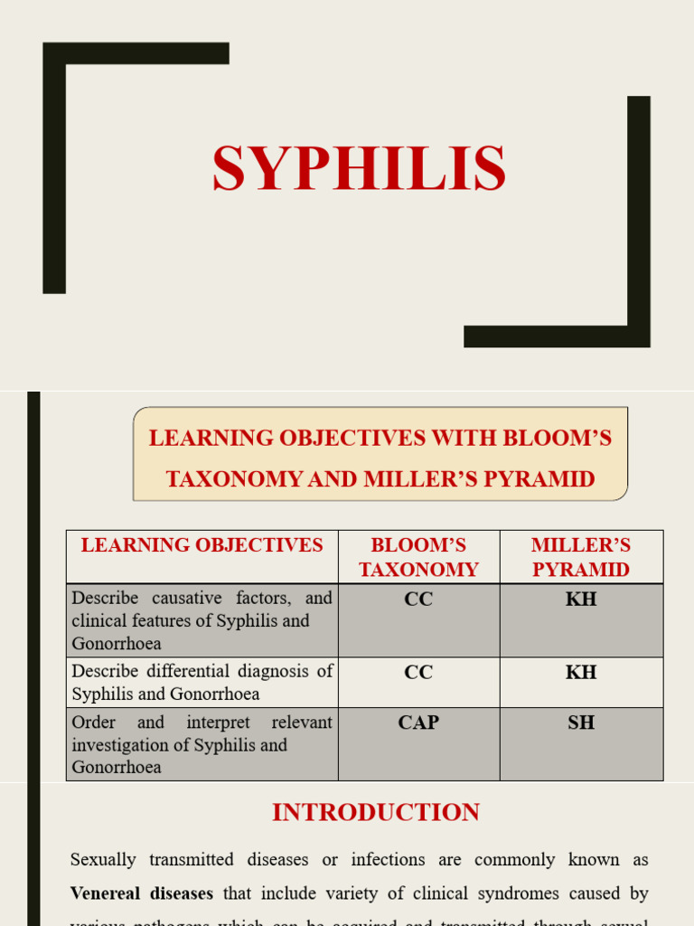 Syphilis | PDF | Sexually Transmitted Infection | Microbiology