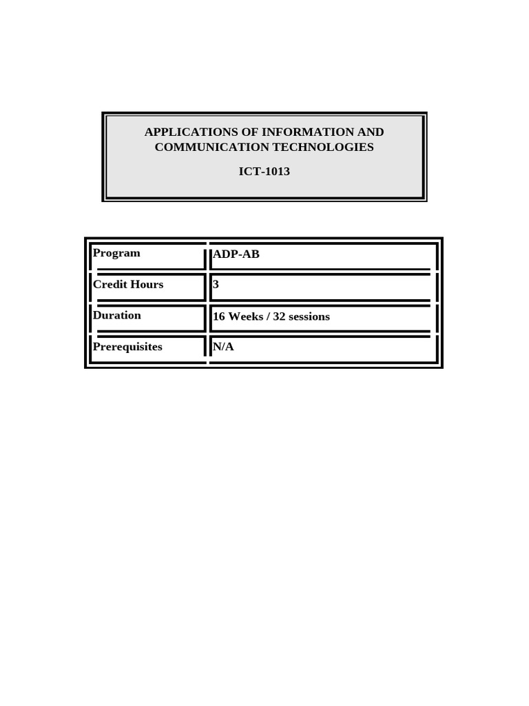 Applications of Information and Communication Technologies | PDF ...