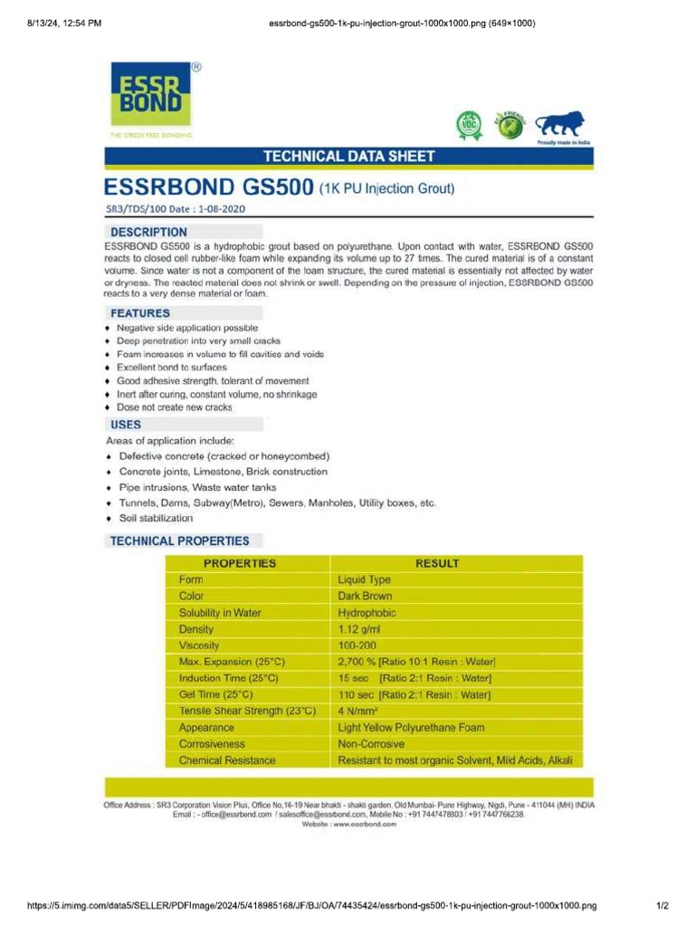 PU Injection Process1 | PDF