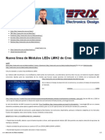 Nueva línea de Módulos LEDs LMH2 de Cree – Etrix – Electronics Design