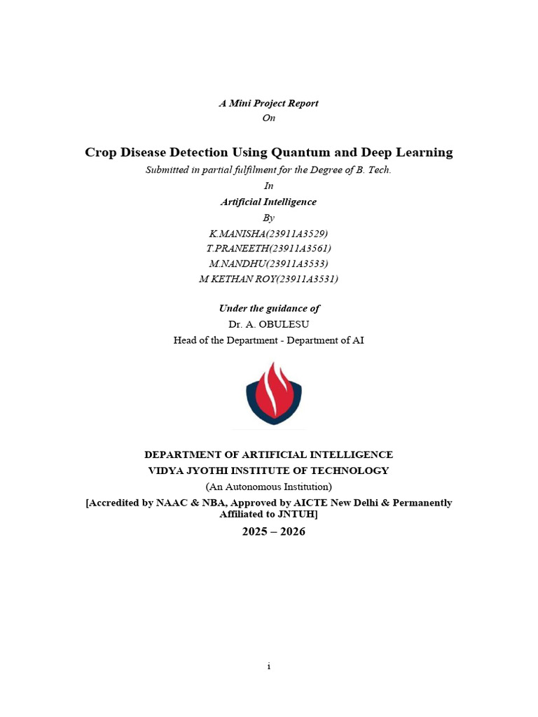 Team1minidoc Final | PDF | Machine Learning | Deep Learning