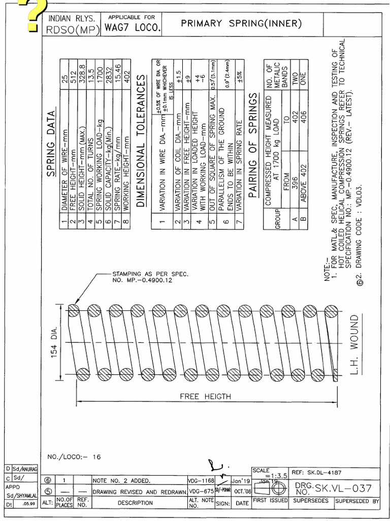 DRG Wag7 Spring Inner SK.vl-037 | PDF