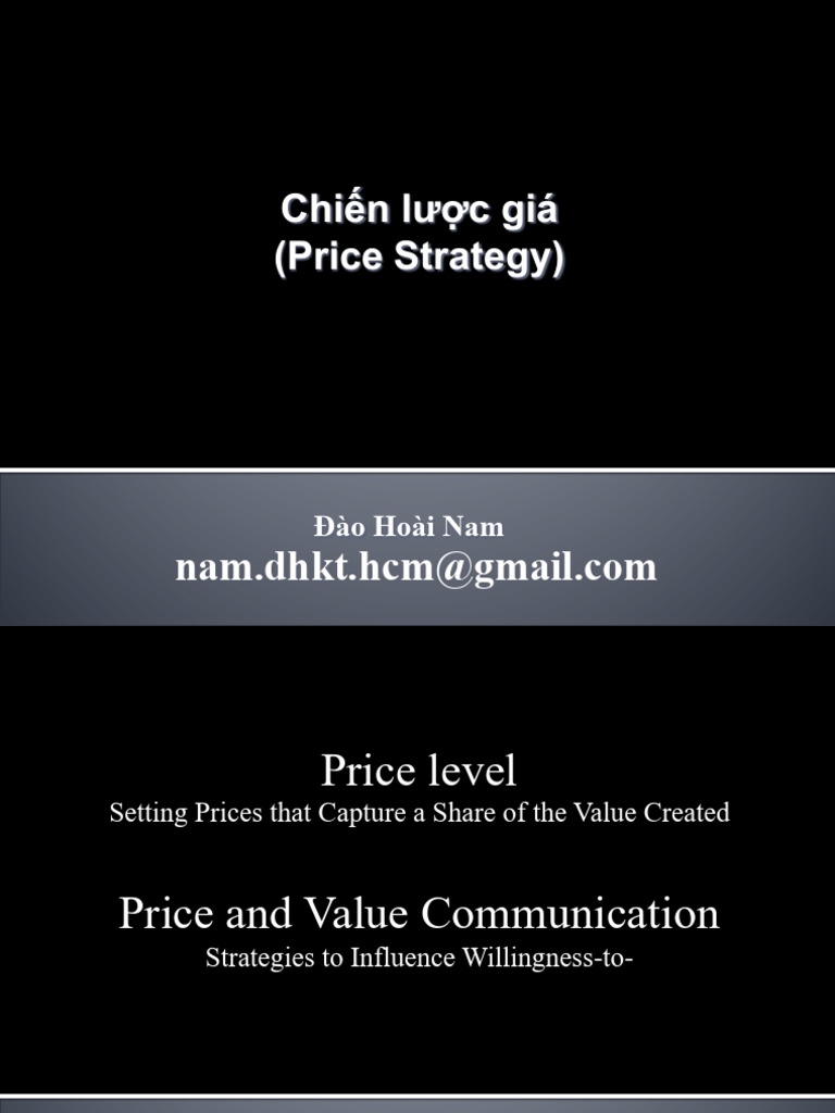P.4. Price Level Communication | PDF