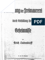 Ludendorff, Erich - Vernichtung Der Freimaurerei Durch Enthuellung Ihrer Geheimnisse (1927, 80 S., Scan, Fraktur)