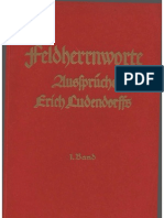 Ludendorffs Verlag - Feldherrnworte - Aussprueche Erich Ludendorffs - 1. Band (1938, 88 S., Scan-Text, Fraktur)