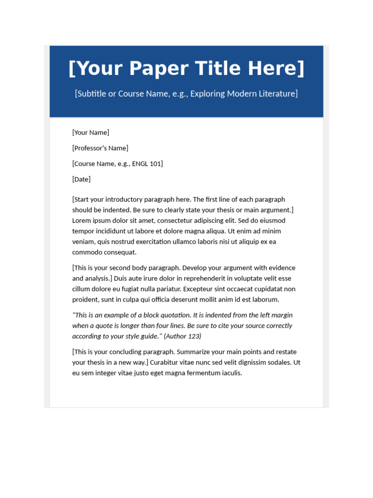 Academic Paper Template (1) | PDF