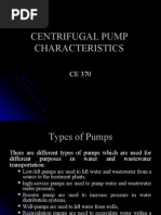 Ce 370 - Centrifugal Pump Characteristics