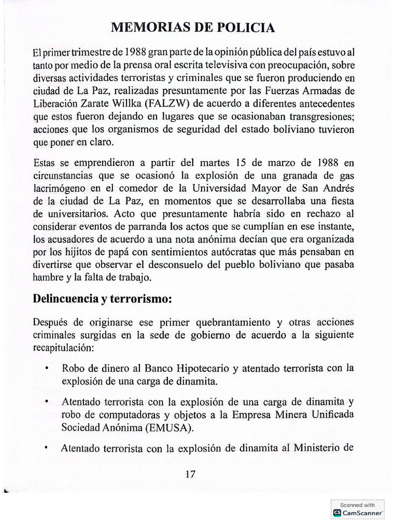 Zarate Villca | PDF