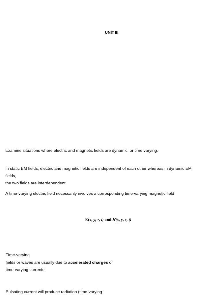 EMFT 3.pptx_20260427_224549_0000 | PDF | Waves | Electromagnetic Radiation