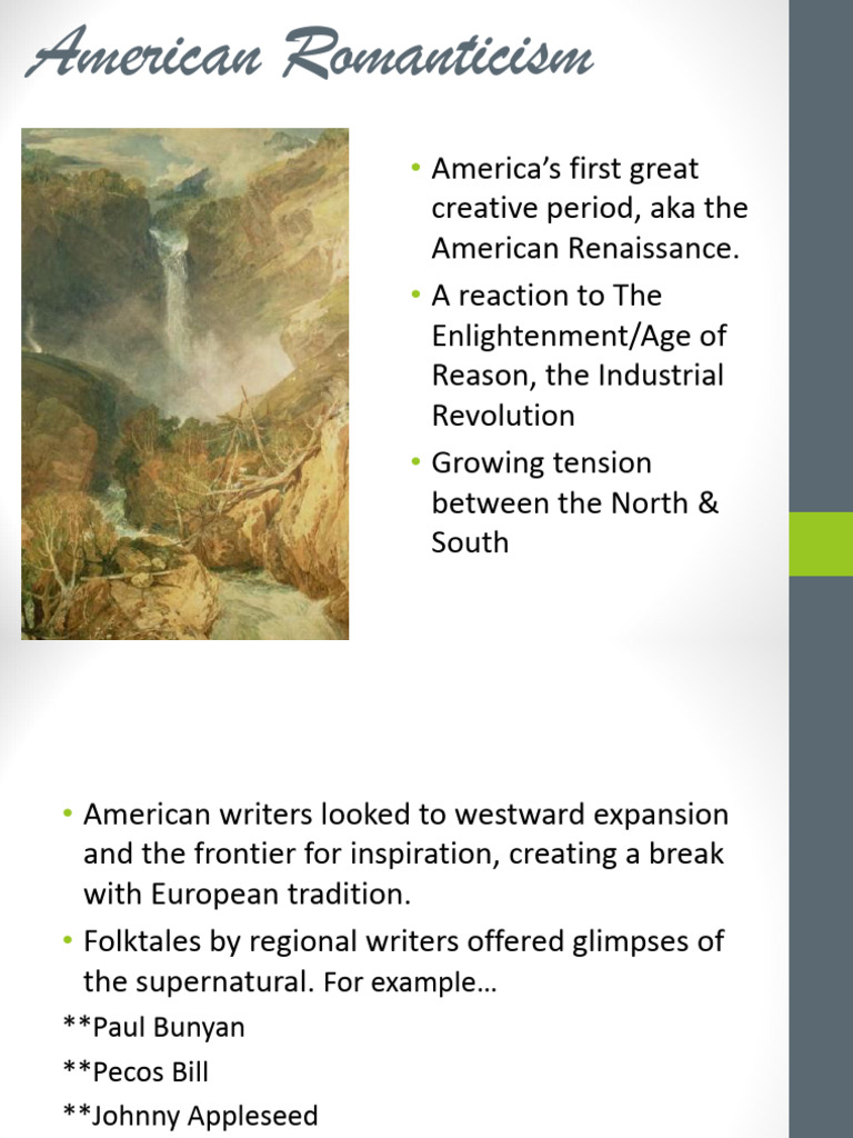 2017 Romanticism Notes | PDF | Romanticism | Reason