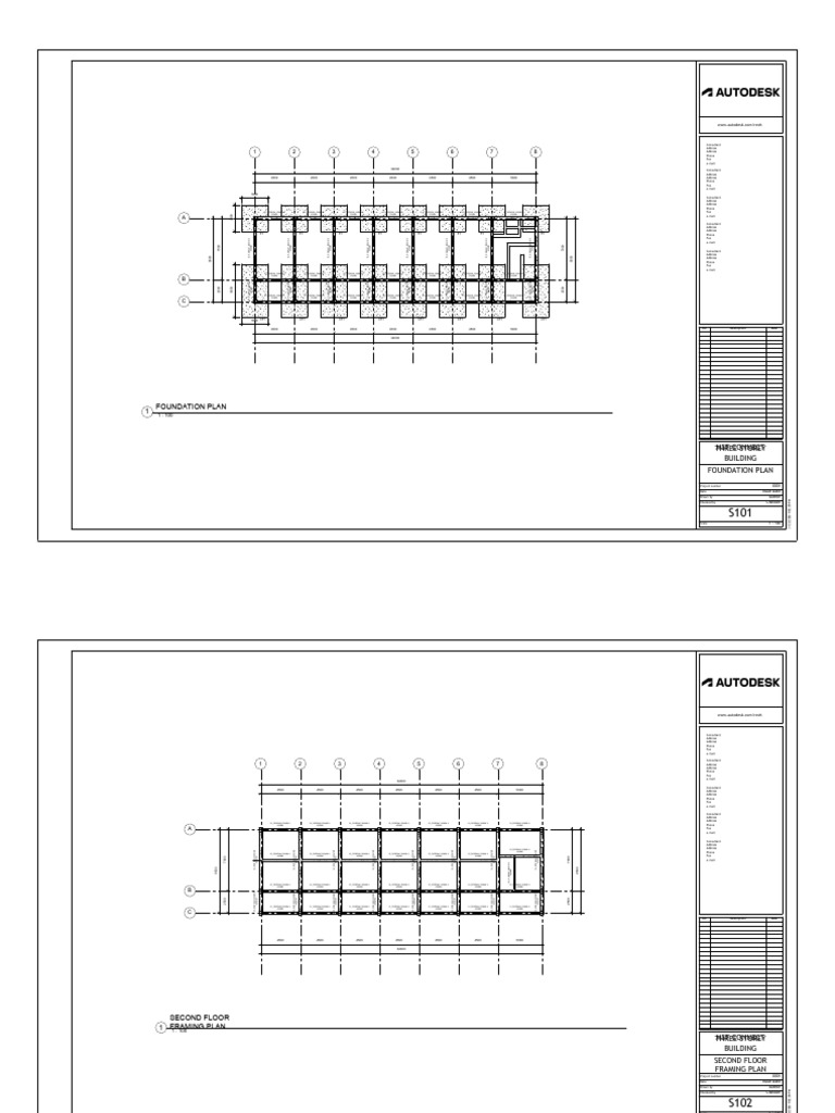 THREE STOREY SCHOOOL BUILDING - ST PLANS | PDF