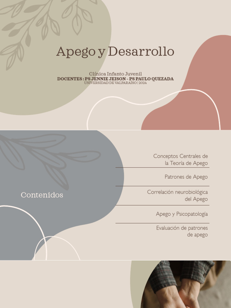 PPT Clase 05 - Apego y Desarrollo | PDF | Teoría de apego | Las emociones