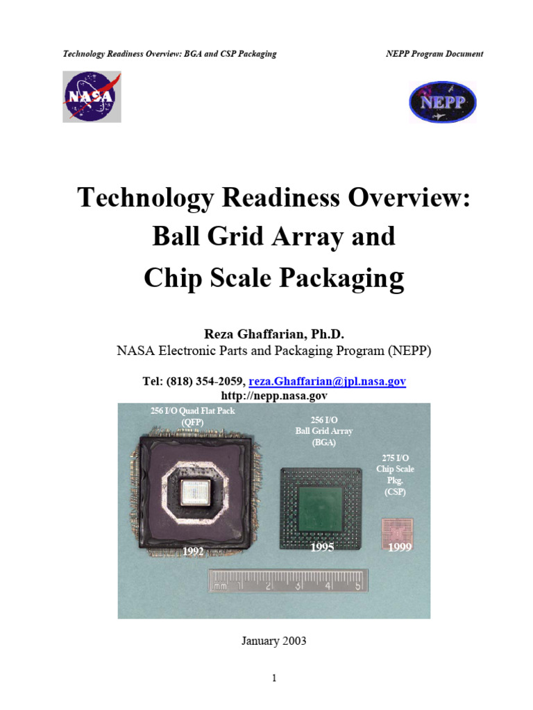 Ball Grid Array and Chip Scale Packaging | PDF | Production And ...