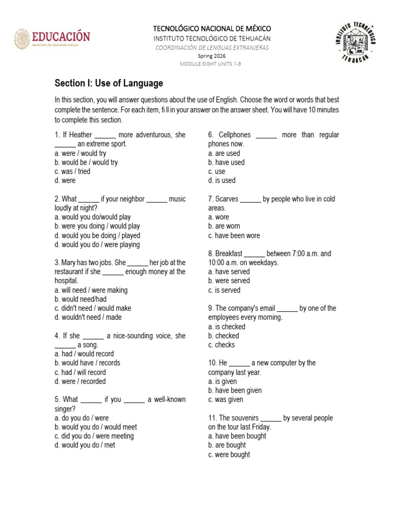 Four Corners Module Viii #1 2026 | PDF