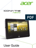 User Manual Acer ICONIA TAB A200