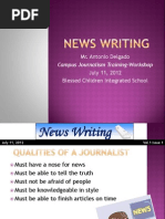 Download News Writing - BCIS Campus Journalism Training-Workshop 2012 by Antonio Delgado SN103202873 doc pdf