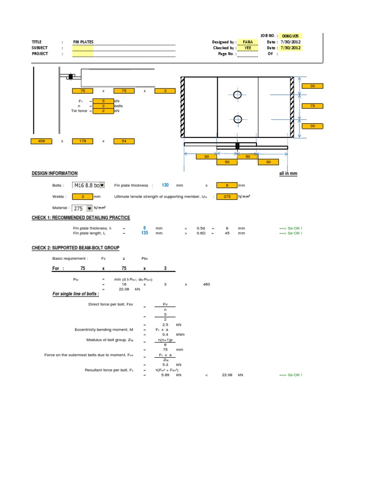 Fin Plates | PDF