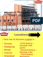 Industrial Report On Parle - G