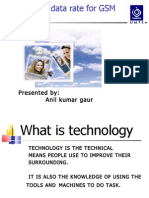 Presentation of EDGE Technology by ANIL KUMAR GAUR