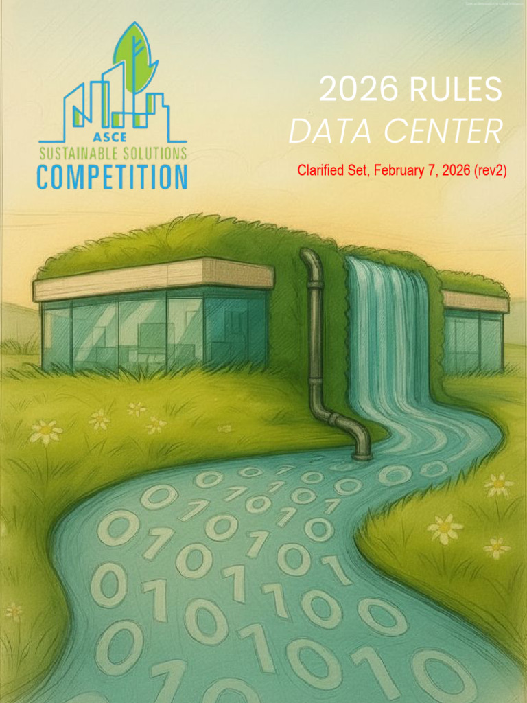 2026 ASCE Sustainable Solutions Competition Rules 2026 Rev2 | PDF ...