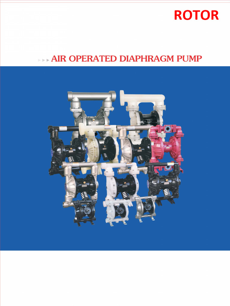 Rotor GMB Air Operated Diaphragm Pump | PDF