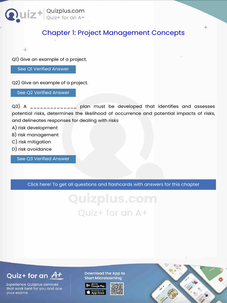 Give an Example of a Project | PDF | Project Management ...