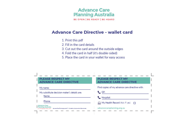 Wallet Card Printable | PDF