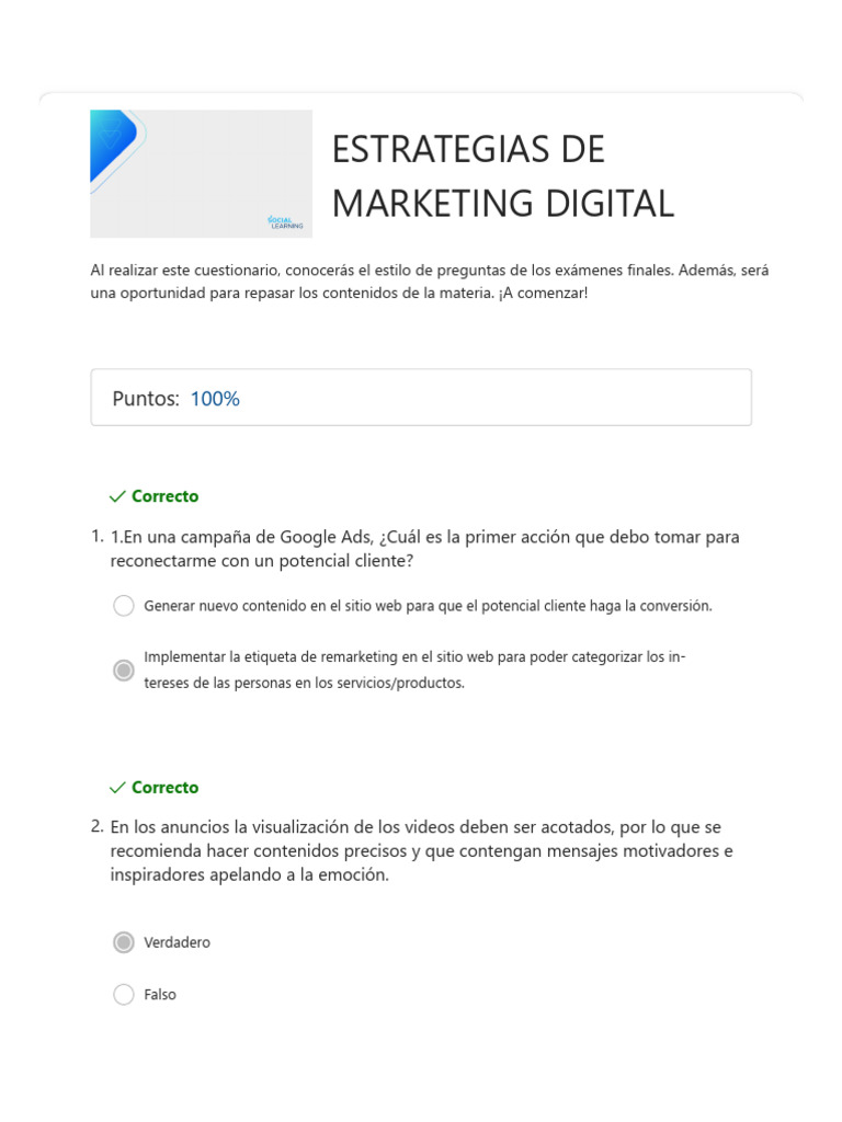 ESTRATEGIAS DE MARKETING DIGITAL GUIA | PDF | Posicionamiento en ...