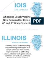 Whooping Cough Vaccine Now Required For Illinois 6 and 9 Grade Students