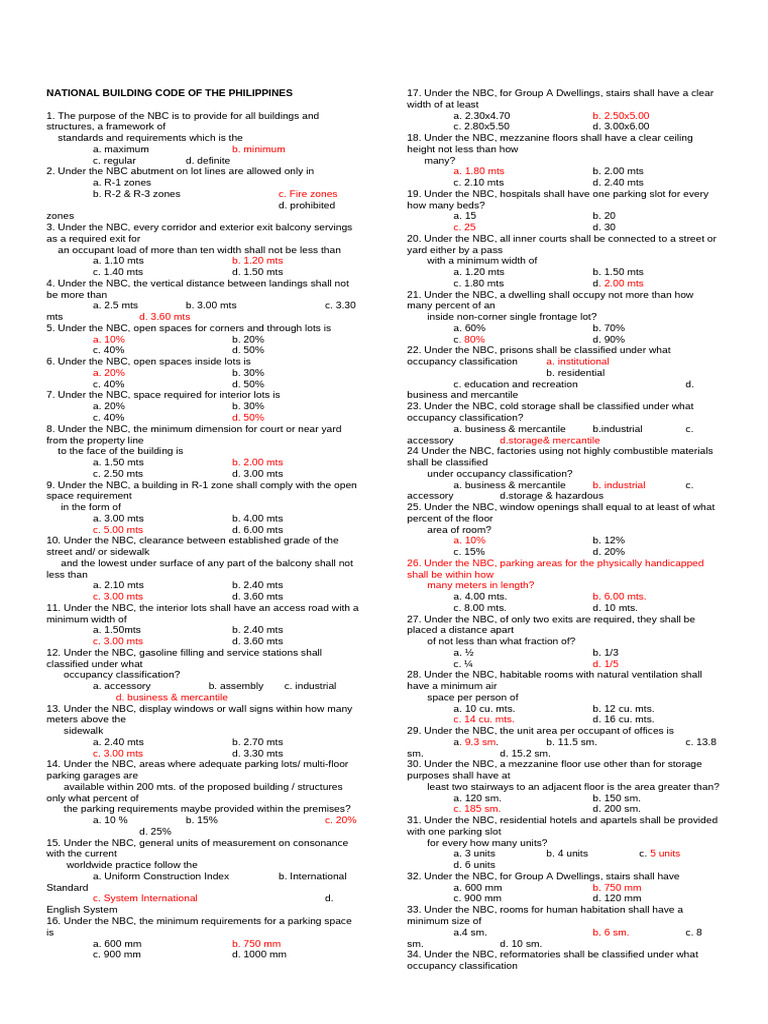 NBC Exam Samples | PDF | Salary | Electric Current
