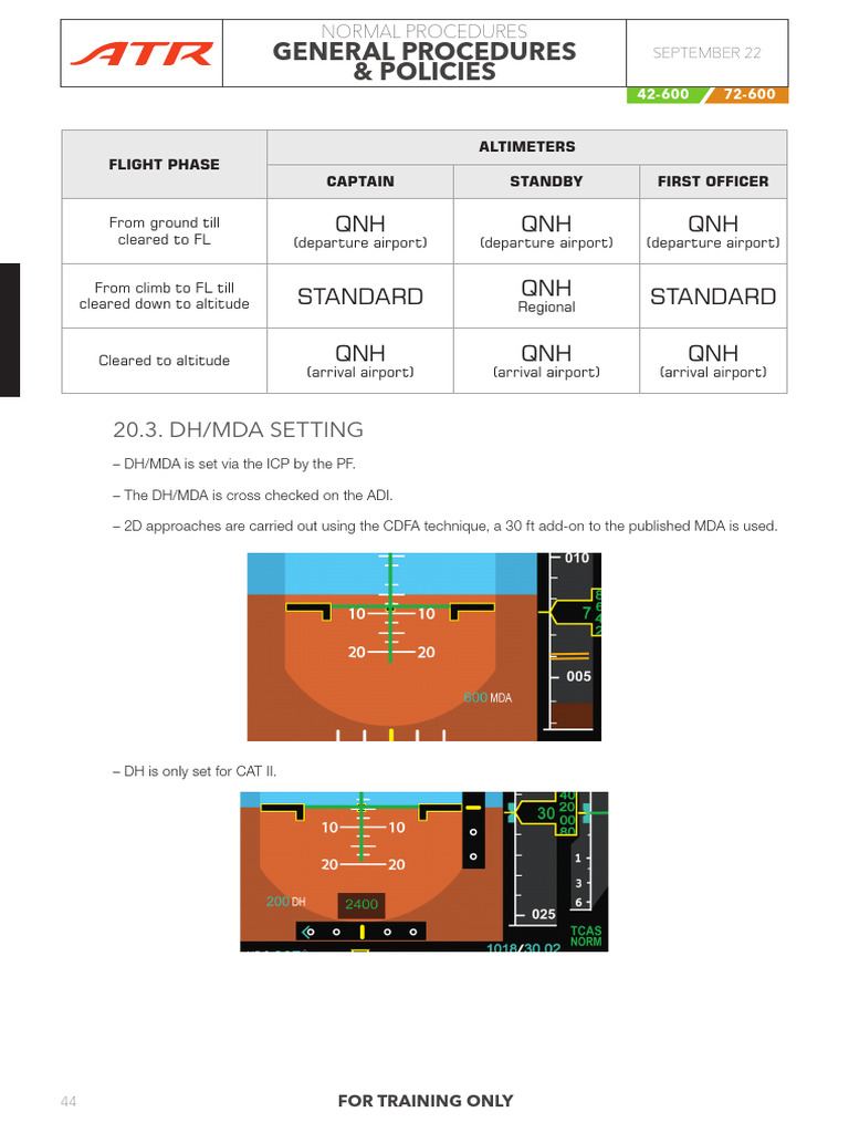 2d 3d Dh Da Mda Dda Setting Fctm Icao Doc 8168 | PDF | Air Traffic ...