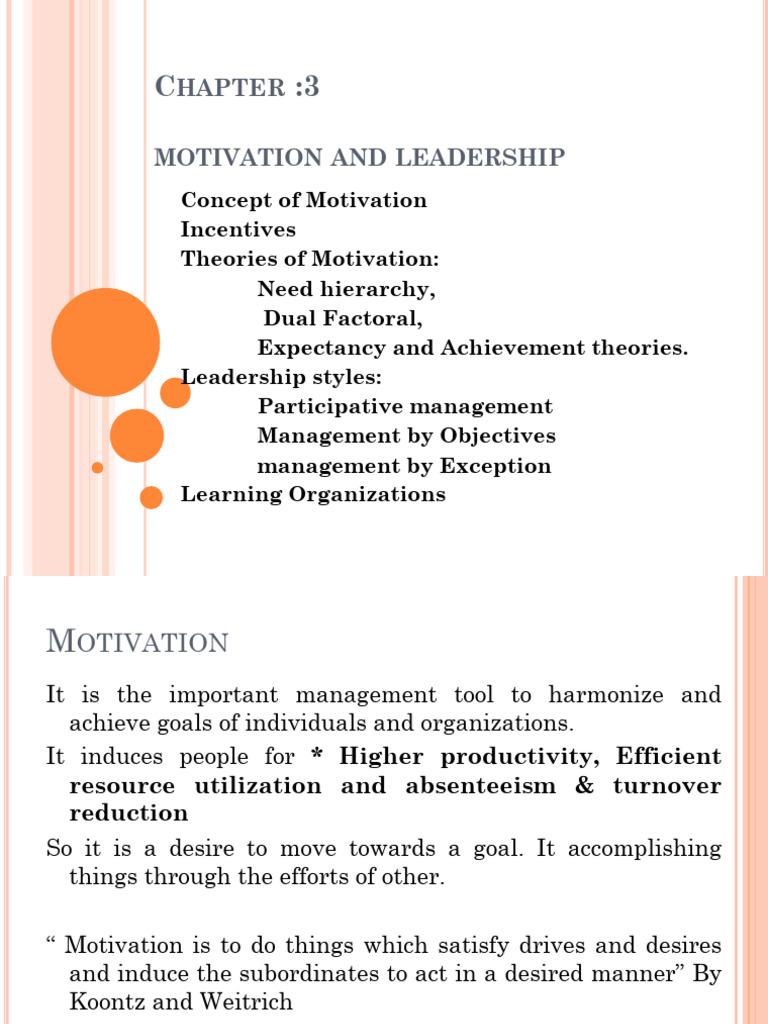 ch3 | PDF | Motivational | Motivation
