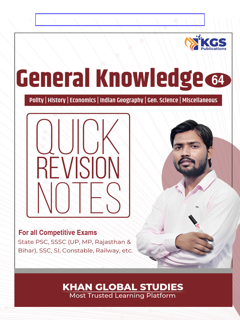 General Awareness English | PDF | Government | Government Of India