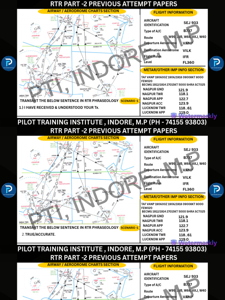 Sample Paper 11(Rtr Part 2) Dgca 2026 | PDF | Instrument Flight Rules ...