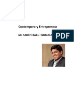 Entrepreneur. Sarathbabu